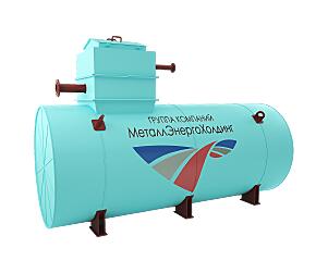 Резервуар горизонтальный стальной подземный РГСП-50 м3